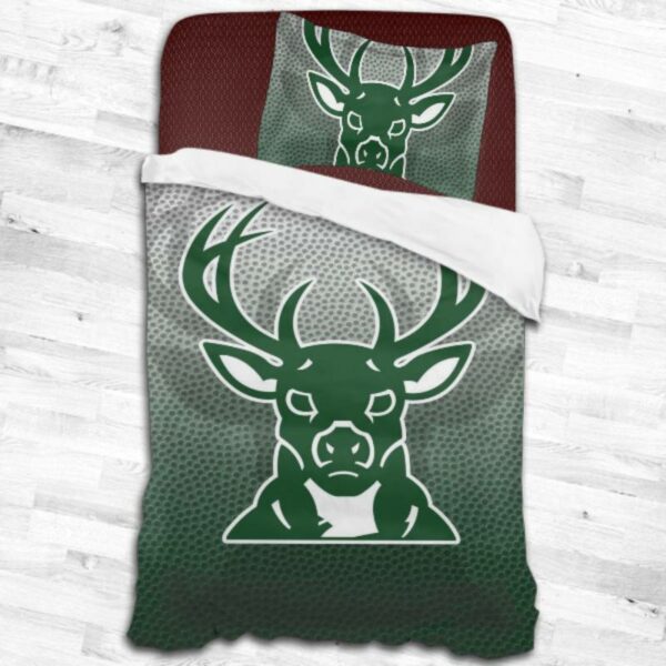 Nba Milwaukee Bucks Logo Type 1897 Bedding Sets Sporty Bedroom Home Decor