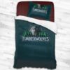 Nba Minnesota Timberwolves Logo Type 1899 Bedding Sets Sporty Bedroom Home Decor