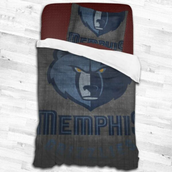 Nba Memphis Grizzlies Logo Type 1963 Bedding Sets Sporty Bedroom Home Decor