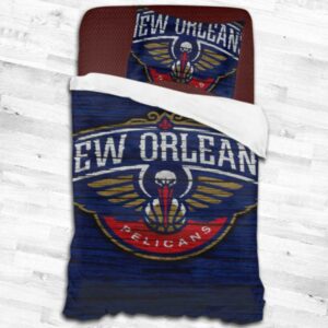 New Orleans Pelicans Logo Type 1973 Bedding Sets Sporty Bedroom Home Decor