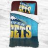 Nba Denver Nuggets Logo Type 2020 Bedding Sets Sporty Bedroom Home Decor