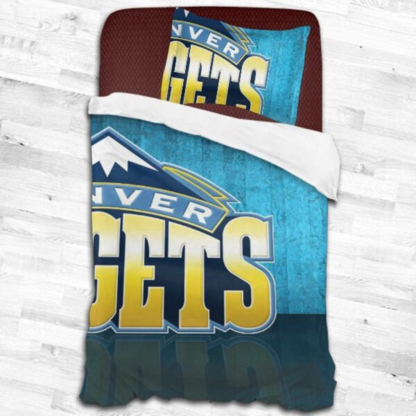 Nba Denver Nuggets Logo Type 2020 Bedding Sets Sporty Bedroom Home Decor