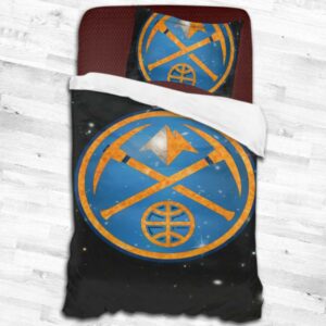 Nba Denver Nuggets Logo Type 2094 Bedding Sets Sporty Bedroom Home Decor