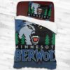Nba Minnesota Timberwolves Logo Type 2101 Bedding Sets Sporty Bedroom Home Decor