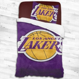 Nba Los Angeles Lakers Logo Type 2102 Bedding Sets Sporty Bedroom Home Decor