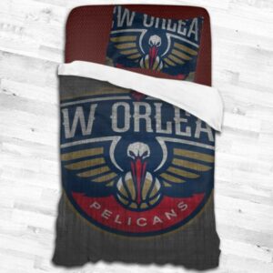 New Orleans Pelicans Logo Type 2111 Bedding Sets Sporty Bedroom Home Decor