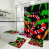 Gucci Big Snake Bathroom Set Bath Mat Luxury Fashion Brand Hypebeast Home Decor