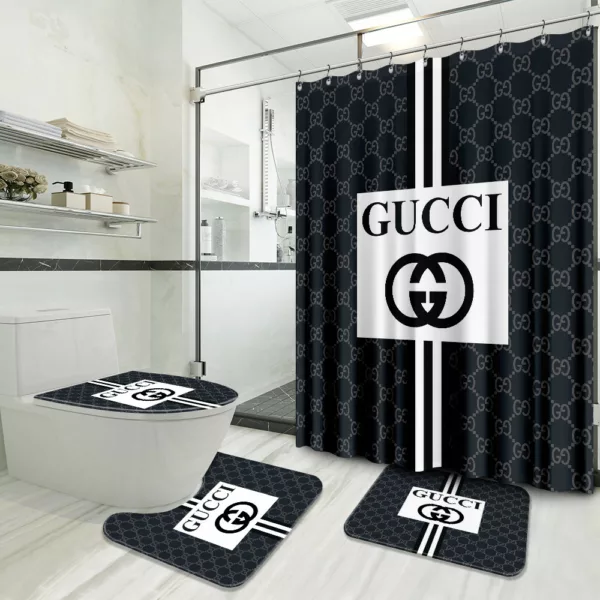 Gucci New Bathroom Set Luxury Fashion Brand Home Decor Bath Mat Hypebeast