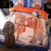 Hermes Logo Brand Bedding Set Luxury Bedspread Bedroom Home Decor