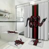 Gucci Snake Bathroom Set Home Decor Luxury Fashion Brand Bath Mat Hypebeast