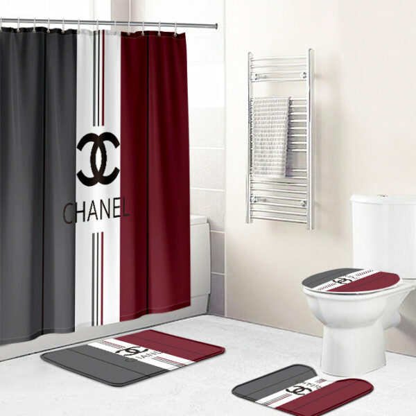 Chanel Bathroom Set Hypebeast Home Decor Bath Mat Luxury Fashion Brand