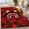 Bape s Rectangle Rug Luxury Door Mat Fashion Brand Home Decor Area Carpet