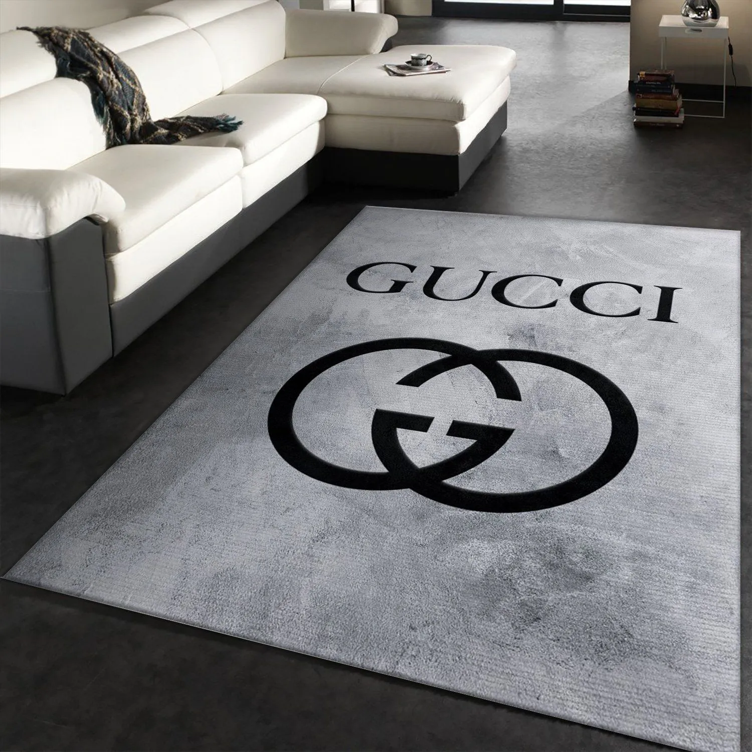 Gucci Rectangle Rug Fashion Brand Home Decor Area Carpet Luxury Door Mat