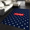 Supreme x cdg Rectangle Rug Fashion Brand Home Decor Area Carpet Luxury Door Mat