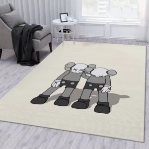 Kaws along the way grey Rectangle Rug Fashion Brand Home Decor Door Mat Luxury Area Carpet