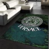 Versace Rectangle Rug Fashion Brand Area Carpet Luxury Door Mat Home Decor