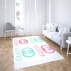 Gucci white Rectangle Rug Door Mat Home Decor Fashion Brand Luxury Area Carpet