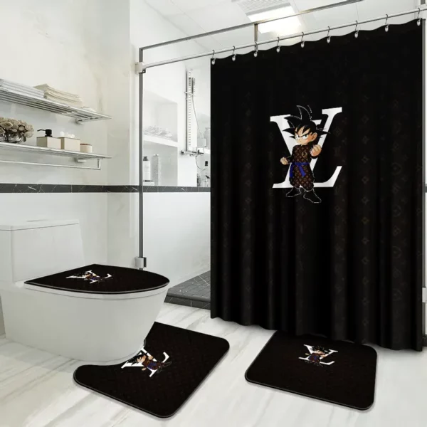 Louis Vuitton Bathroom Set Bath Mat Luxury Fashion Brand Hypebeast Home Decor