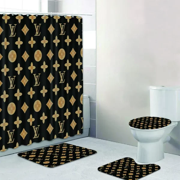 Louis Vuitton Bathroom Set Hypebeast Luxury Fashion Brand Bath Mat Home Decor