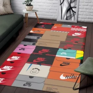 Nike Rectangle Rug Fashion Brand Luxury Door Mat Home Decor Area Carpet