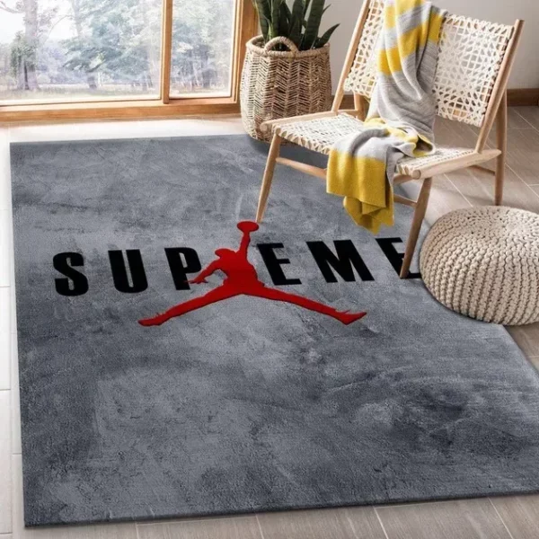 Supreme Rectangle Rug Door Mat Luxury Area Carpet Home Decor Fashion Brand