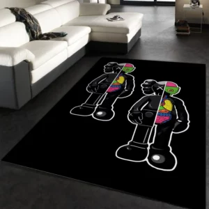 Kaws Rectangle Rug Home Decor Door Mat Area Carpet Fashion Brand Luxury