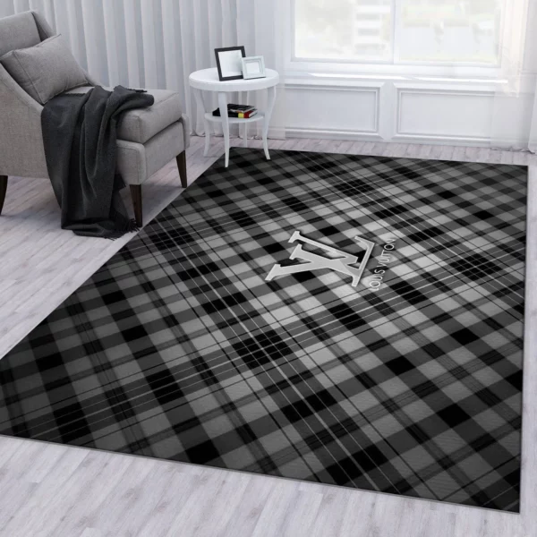 Burberry Ft Louis Vuitton Rectangle Rug Luxury Door Mat Area Carpet Home Decor Fashion Brand