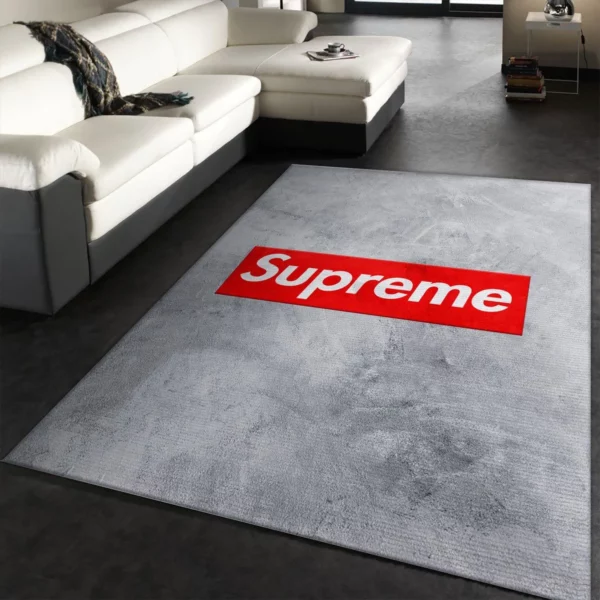 Supreme Rectangle Rug Door Mat Area Carpet Luxury Fashion Brand Home Decor