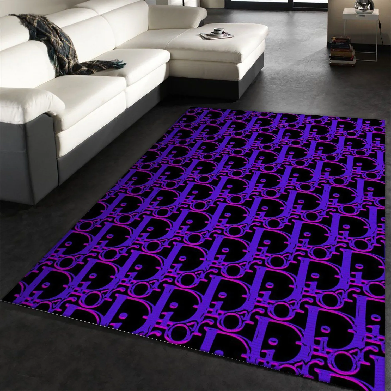 Dior Rectangle Rug Home Decor Luxury Door Mat Area Carpet Fashion Brand