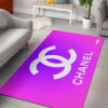 Chanel Pinky Gradient Rectangle Rug Area Carpet Luxury Fashion Brand Home Decor Door Mat