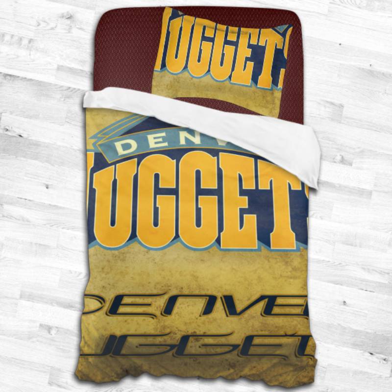 Nba Denver Nuggets Logo Type 1817 Bedding Sets Sporty Bedroom Home Decor