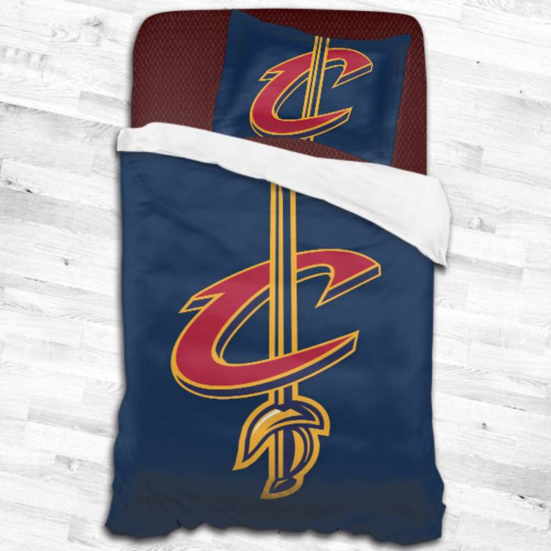 Nba Cleveland Cavaliers Logo Type 1826 Bedding Sets Sporty Bedroom Home Decor