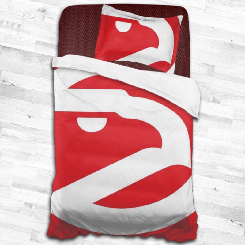 Nba Atlanta Hawks Logo Type 1879 Bedding Sets Sporty Bedroom Home Decor