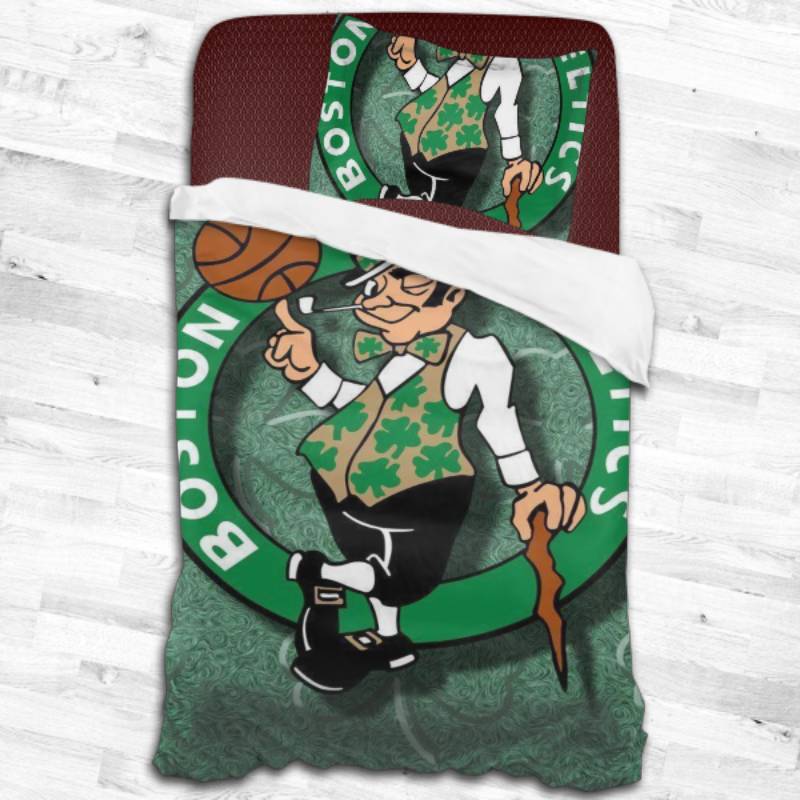 Nba Boston Celtics Logo Type 1882 Bedding Sets Sporty Bedroom Home Decor