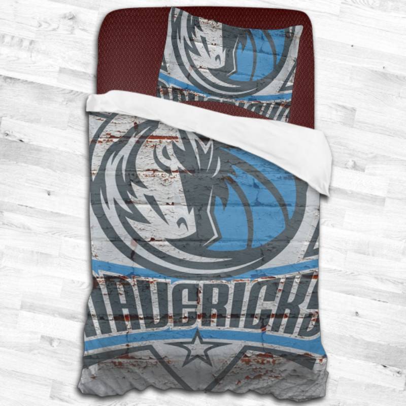 Nba Dallas Mavericks Logo Type 1883 Bedding Sets Sporty Bedroom Home Decor