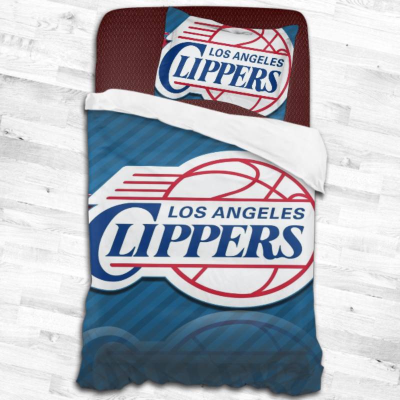 Nba La Clippers Logo Type 1893 Bedding Sets Sporty Bedroom Home Decor