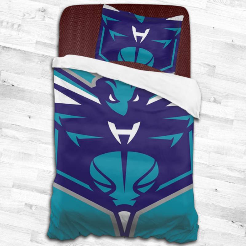 Charlotte Hornets Logo Type 1932 Bedding Sets Sporty Bedroom Home Decor
