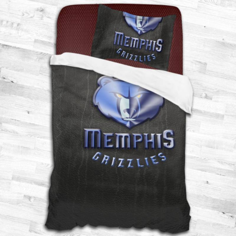 Nba Memphis Grizzlies Logo Type 1966 Bedding Sets Sporty Bedroom Home Decor
