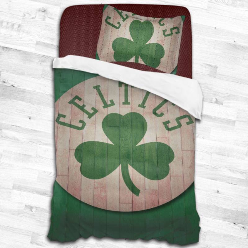 Nba Boston Celtics Logo Type 2015 Bedding Sets Sporty Bedroom Home Decor
