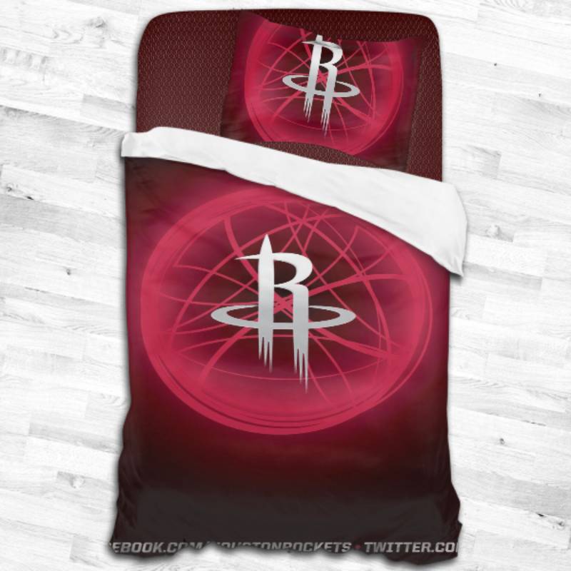 Houston Rockets Logo Type 2199 Bedding Sets Sporty Bedroom Home Decor