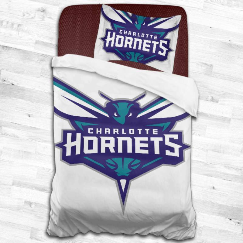 Nba Charlotte Hornets Logo Type 2202 Bedding Sets Sporty Bedroom Home Decor