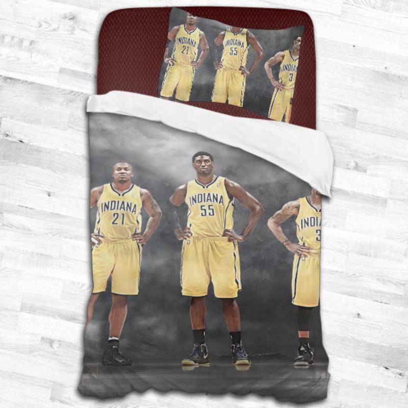 Nba Indiana Pacers Logo Type 2211 Bedding Sets Sporty Bedroom Home Decor