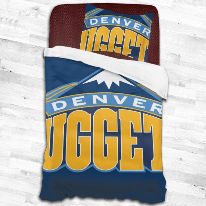 Nba Denver Nuggets Logo Type 2268 Bedding Sets Sporty Bedroom Home Decor