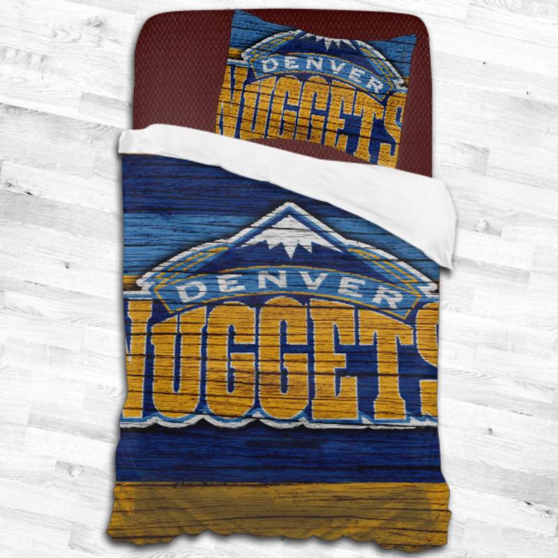 Nba Denver Nuggets Logo Type 2269 Bedding Sets Sporty Bedroom Home Decor