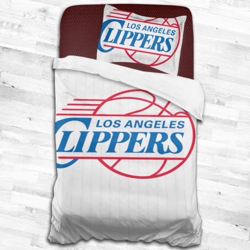 Nba La Clippers Logo Type 2279 Bedding Sets Sporty Bedroom Home Decor