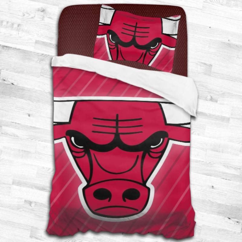 Chicago Bulls Logo Type 2386 Bedding Sets Sporty Bedroom Home Decor