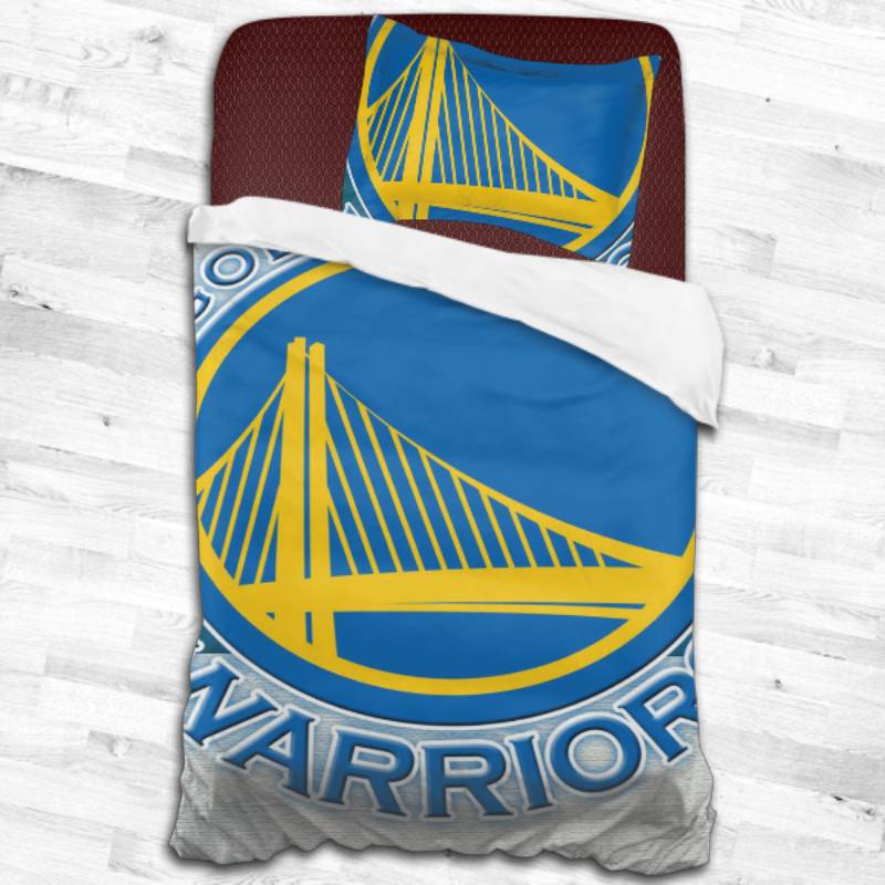 Golden State Warriors Logo Type 2393 Bedding Sets Sporty Bedroom Home Decor