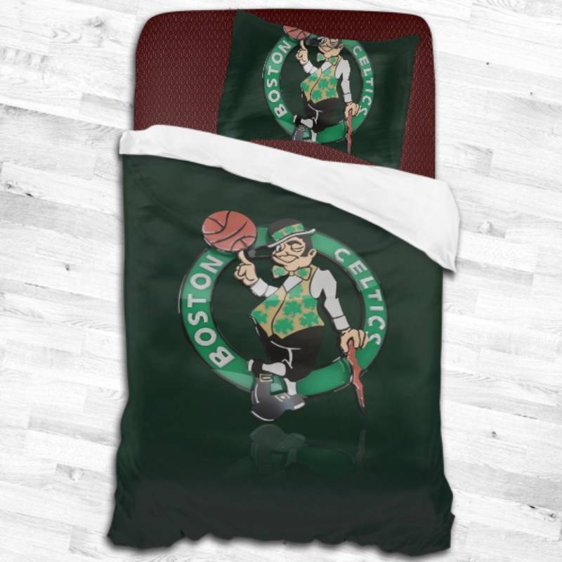 Nba Boston Celtics Logo Type 2396 Bedding Sets Sporty Bedroom Home Decor
