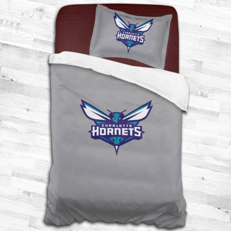 Nba Charlotte Hornets Logo Type 2397 Bedding Sets Sporty Bedroom Home Decor