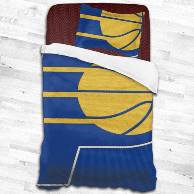 Nba Indiana Pacers Logo Type 2407 Bedding Sets Sporty Bedroom Home Decor